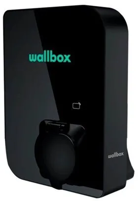 Wallbox Copper SB įkrovimo dėžė su „Wi-Fi“ 11 kW, 1 ir 2 tipo, juoda