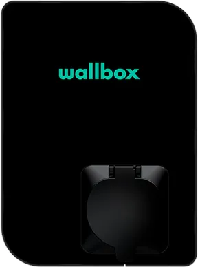 Wallbox Copper SB įkrovimo dėžė su „Wi-Fi“ 22 kW, 1 ir 2 tipo, juoda