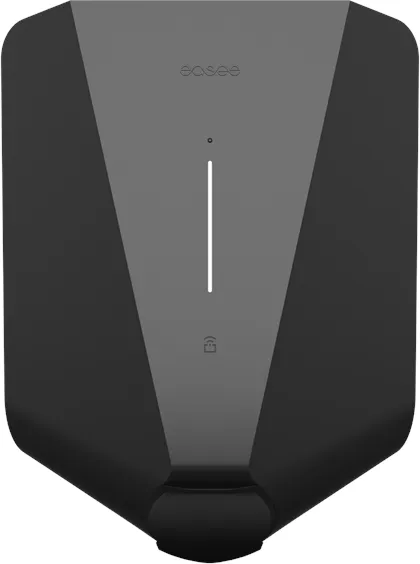 Easee LITE įkrovimo dėžė 11 kW su kWh matuokliu, 2 tipo, WiFi ir 4G, juoda