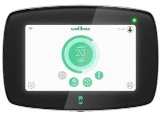 Wallbox Commander 2 įkrovimo dėžė su „Wi-Fi“, 22 kW, 5 metrai, 2 tipo, juoda